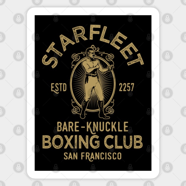 Star Trek Starfleet Bare-knuckle boxing Sticker by ROBZILLA